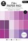 Studio Light Essentials Pattern Paper Pad 5.86"X8.26" 36/Pkg-Nr. 249, Shades Of Purple